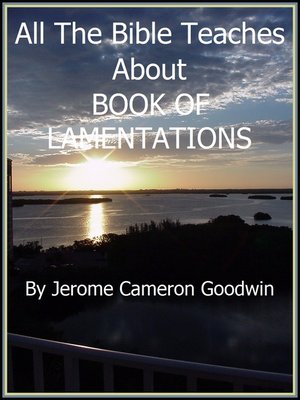 cover image of LAMENTATIONS, BOOK OF